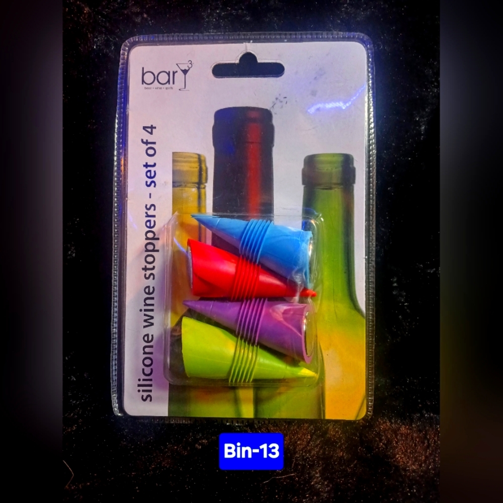 Silicone Wine Stoppers Set - Multicolor
